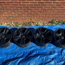 Ram 1500 20” Black Wheels (Set Of 4)
