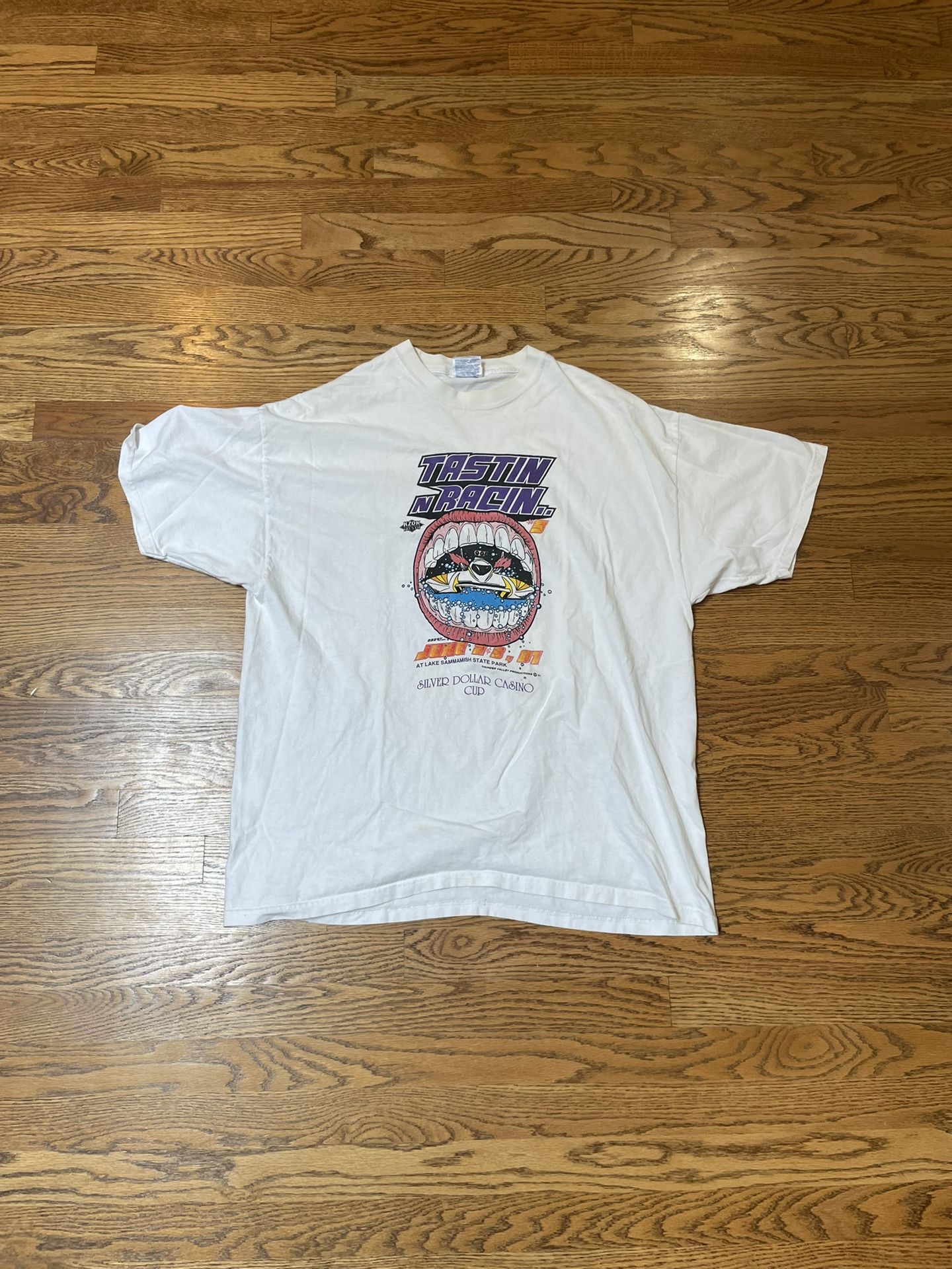 Vintage Men’s Racing Graphic Tee Size L