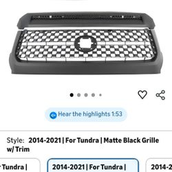 2014-2021  Front Grill