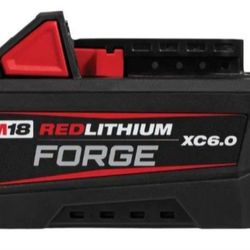 Milwaukee M18 18V Lithium-Ion REDLITHIUM FORGE 6.0 Ah Battery Pack
