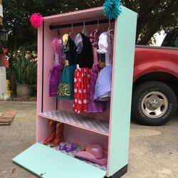 Vintage Dress up Armoire Perfect For Gift