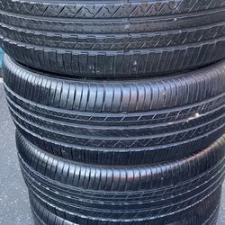 4 Llantas Usadas Falken Ziex 225/55/18  $220 las 4