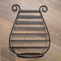 Harp Black Metal Jewelry Organizers