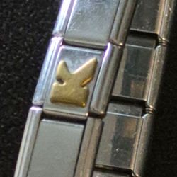 Frenze Box Link Stainless Steel Flex Charms Bracelet