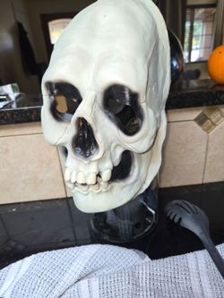 Vintage 1996 Paper Magic Group Skeleton Mask - Halloween Skull