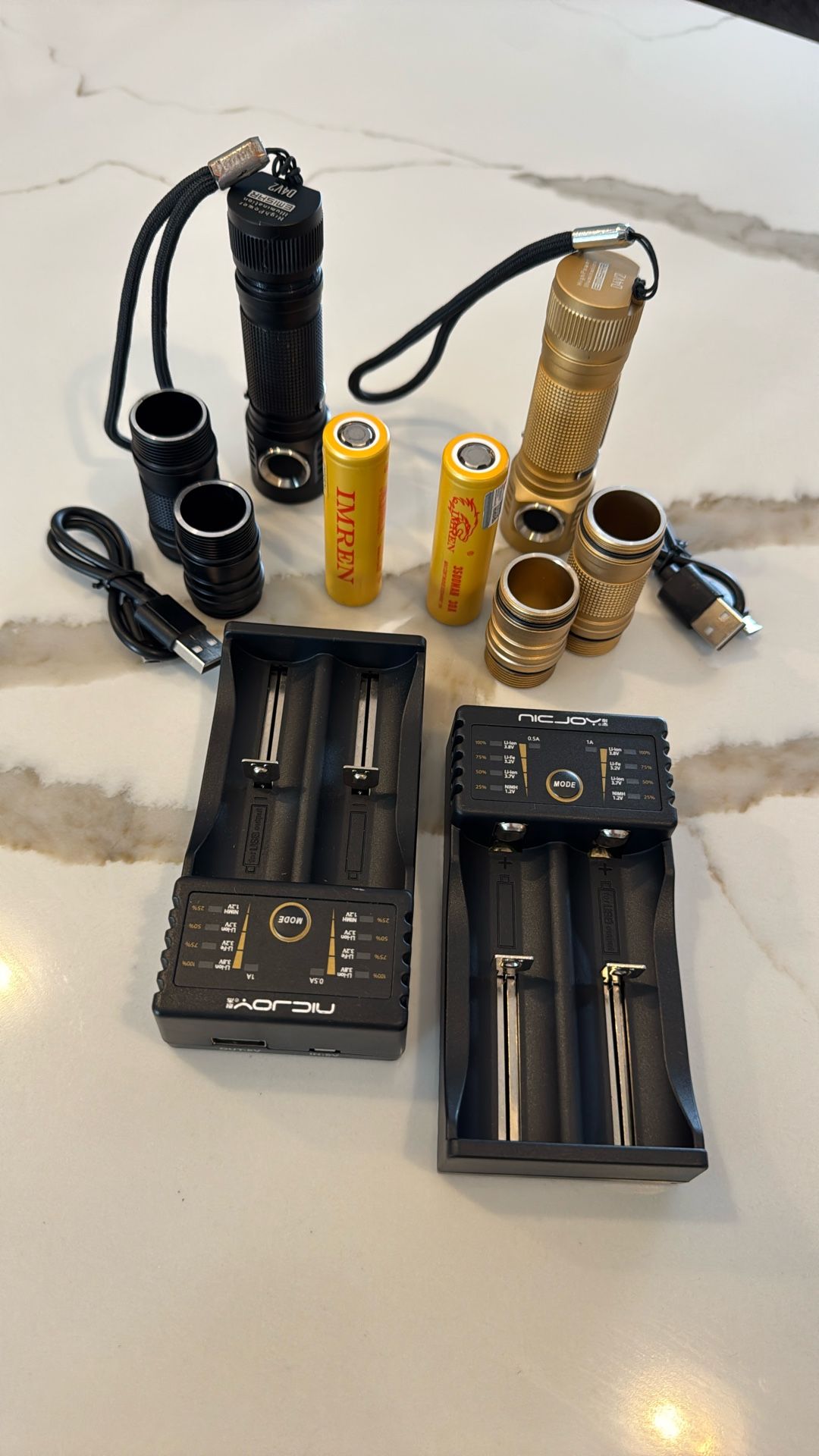 Rechargeable High Power Mini Flashlights NEW !