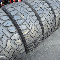 4 Used Tires Lt35x12.50r17 Toyo RT Open Country $380.00 all 4