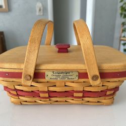 Longaberger Holiday Cheer Basket H5/W12/D8.5 $50