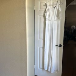 White Pant Suit 