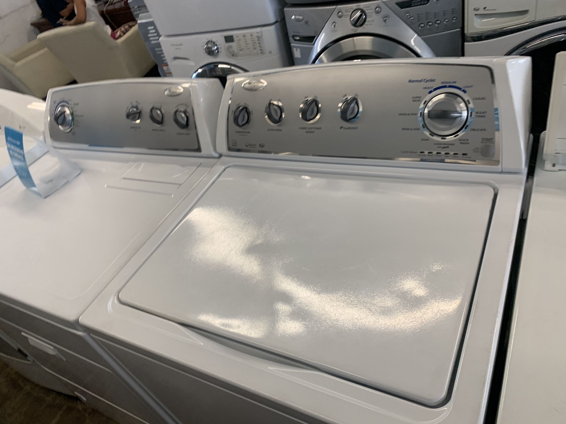 Washer and dryer