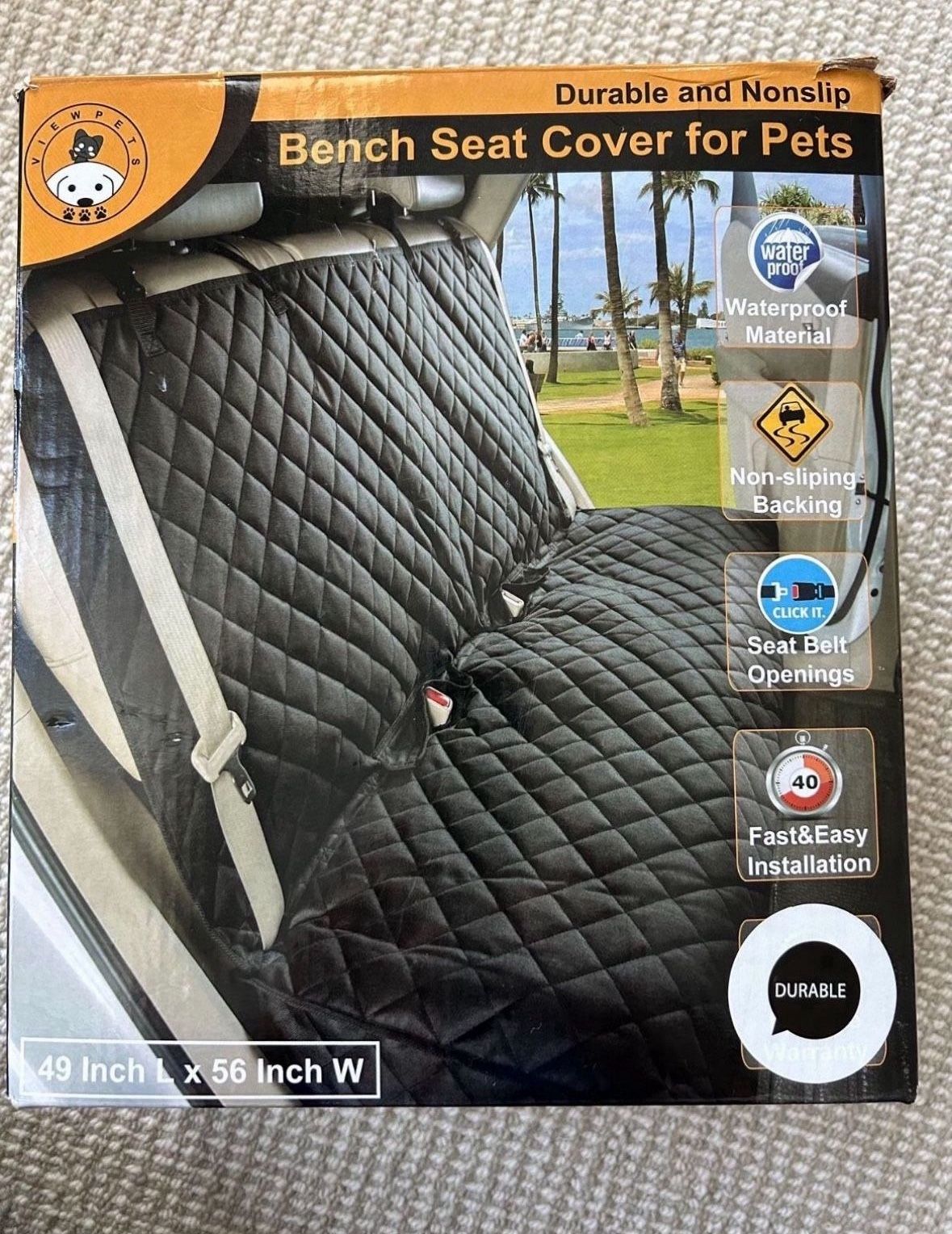 Bench Seat Cover for Pets, 49 inch L x 56 inch W,