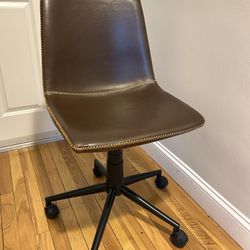 Office Chair - Brown Leather