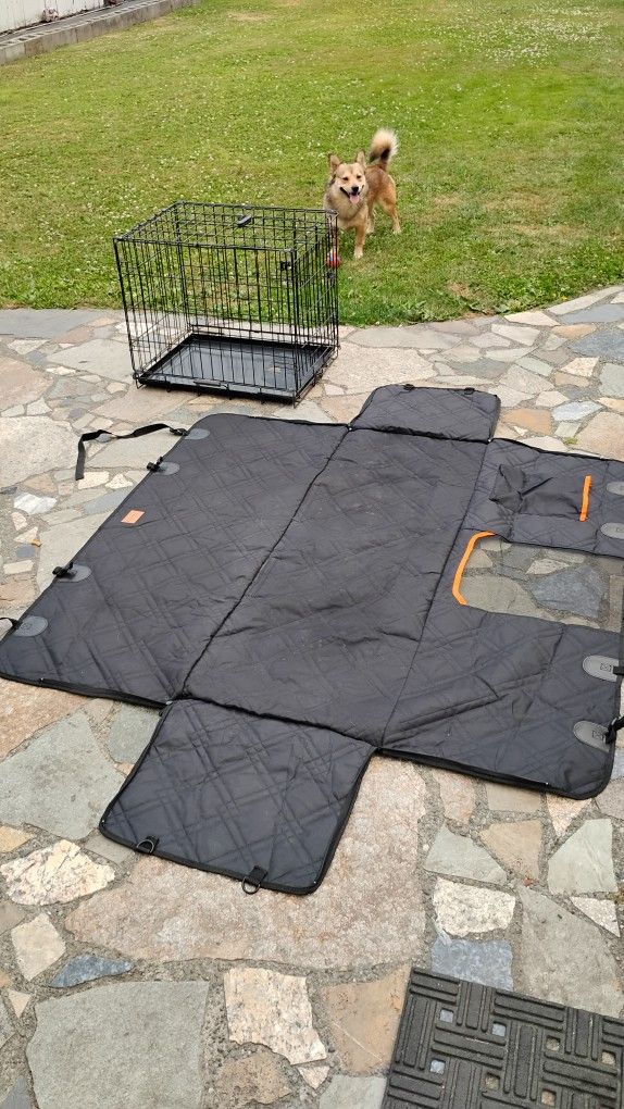 Kytely  50" Pet Car 4-Sided Backseat Waterproof  Cover