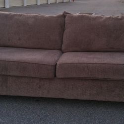 Free Delivery! Rich Brown Sofa