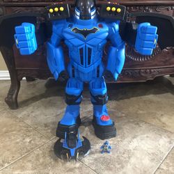 Fisher Price Imaginext Batbot Xtreme 30 Inch Batman Robot Playset Lights