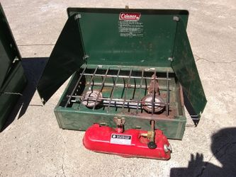 Coleman gas camping stove