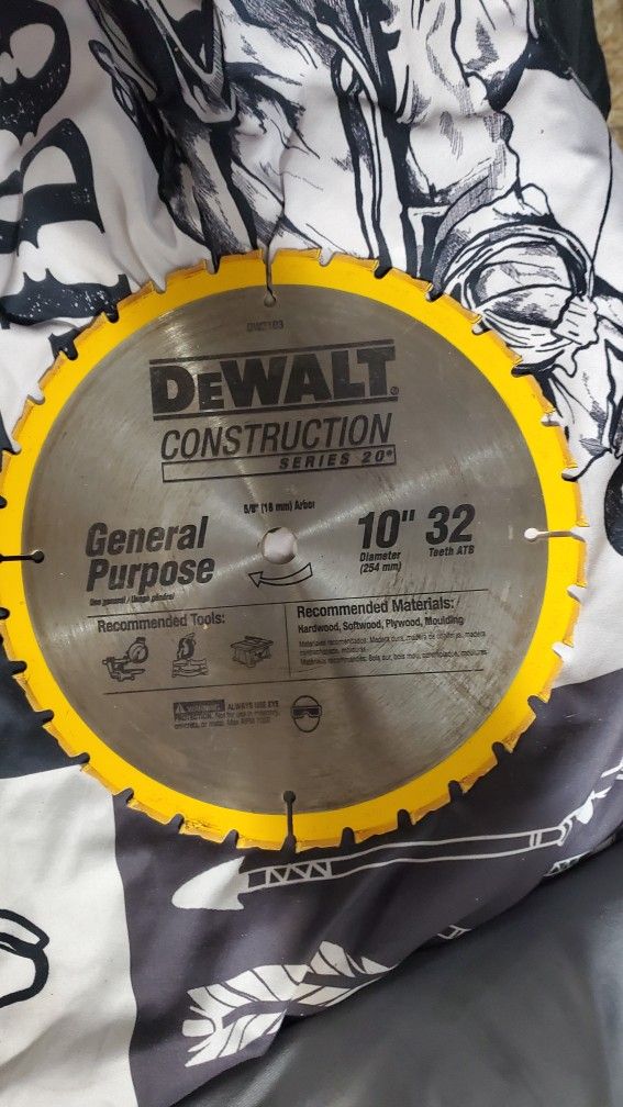 DEWALT 10-Inch Miter Saw Blades/Table Saw