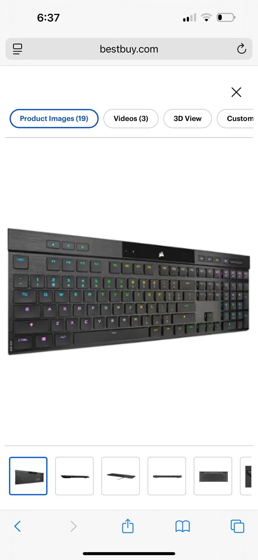 Corsair K100 Gaming keyboard