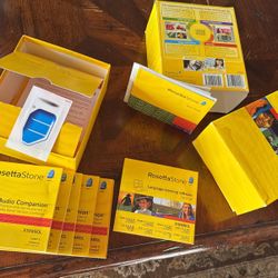 Rosetta Stone Spanish Full Kit Level 1-5