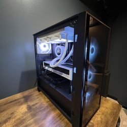 Gaming PC  RTX 5070 | Ryzen 7 7700X |Black & White Themed Build 