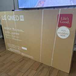  🔥 Brand New LG 75” QNED82A 4K Smart TV (2025 Model) – Factory Sealed – $800 FIRM
