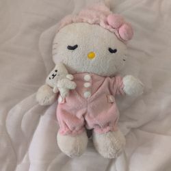 Vintage Retro Silly Pajama Hello Kitty Plush 