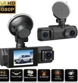 Dual Channel 1080P Dash Cam with Night Vision