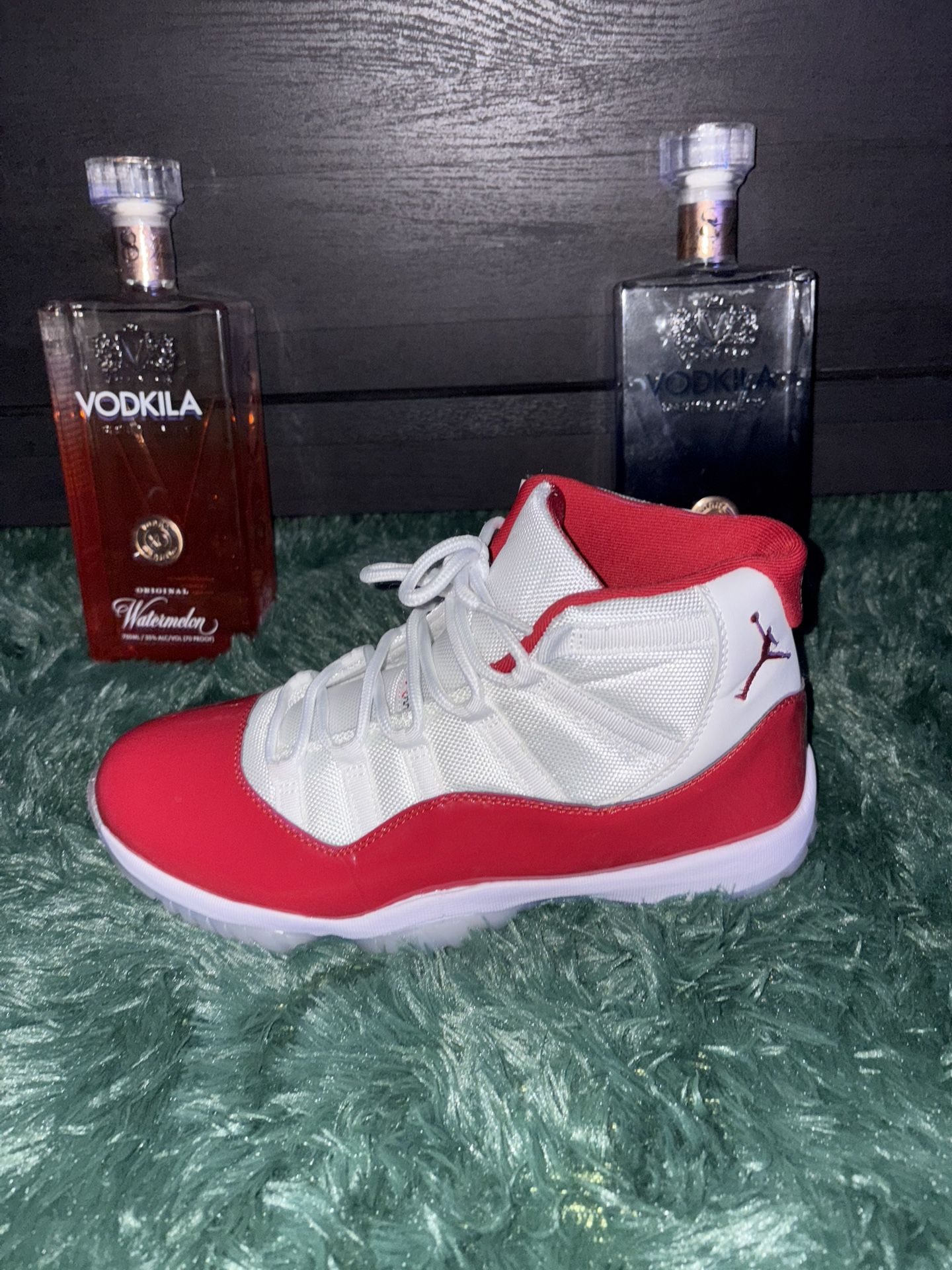 Red And White Jordan 11