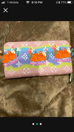 Multi Pastel Pink Fashion Wallet NEW 