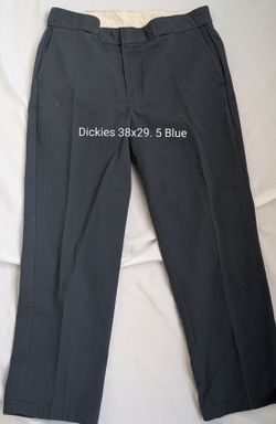 Men's Dark Blue Dickies 38x29.5, Like New Work Pants, 65% Polyester, 35% Cotton, Style 874NV Flat Front, Save $2 And Pickup. East Or West