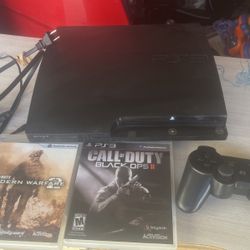 PS3 120 Gig One Control 2 Games 