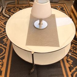 A Small Coffee Table  And A Small Dining Room Table Only Two Chairs $25 Each
