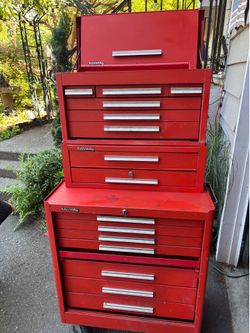 Kennedy Tool Box Chest  3 Piece Top/Center/Bottom Box
