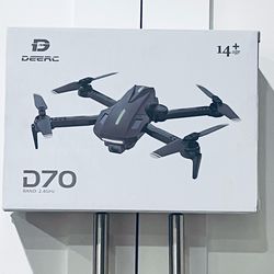 Brand New  DEERC Drone with Camera, D70 Drones with Camera for Adults 1080P HD
