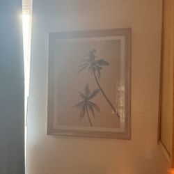 Palm Tree Framed Art