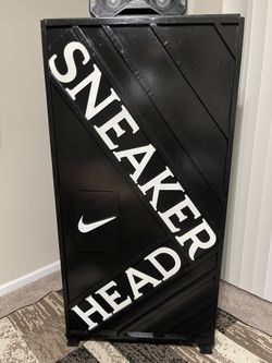 Sneaker Head Shoe Cabinet 