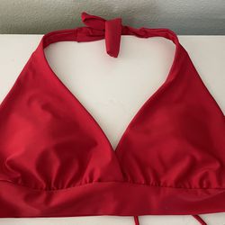 Red Bikini Top - M