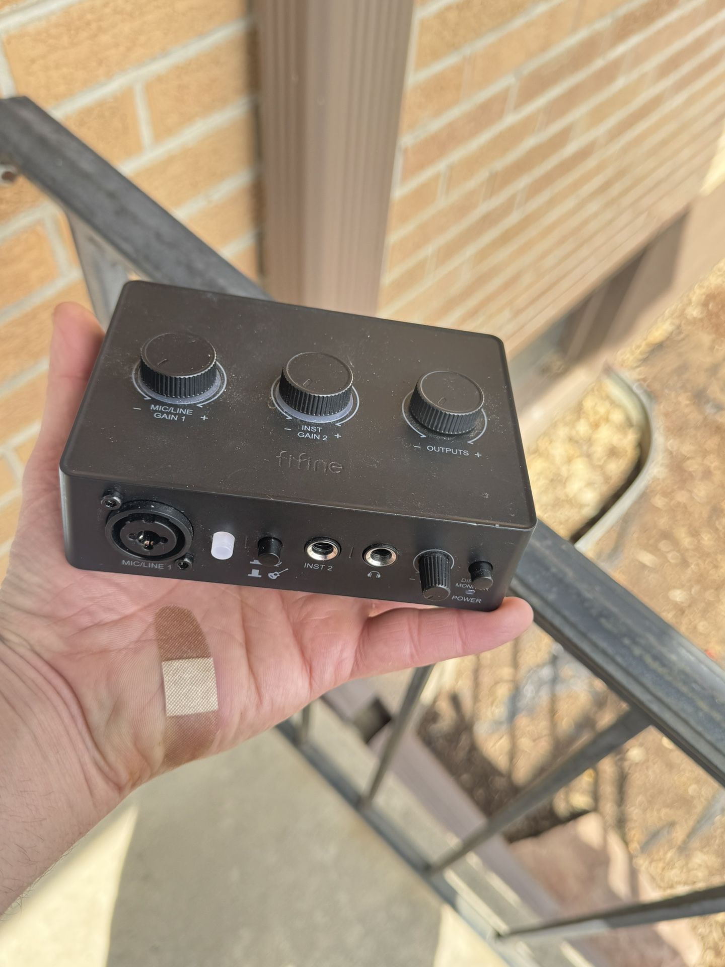 Fifine Sc1 Recording Interface Mixer