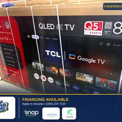85”TCL QLED 4K S-MART TV