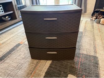 3 drawer plastic dresser
