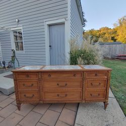 MCM Kent Coffee Walnut Pecan Triple Dresser  Circa 1960