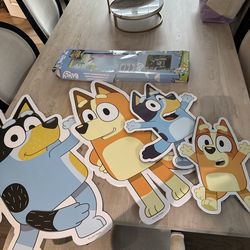 Bluey cutouts- room or party decoration