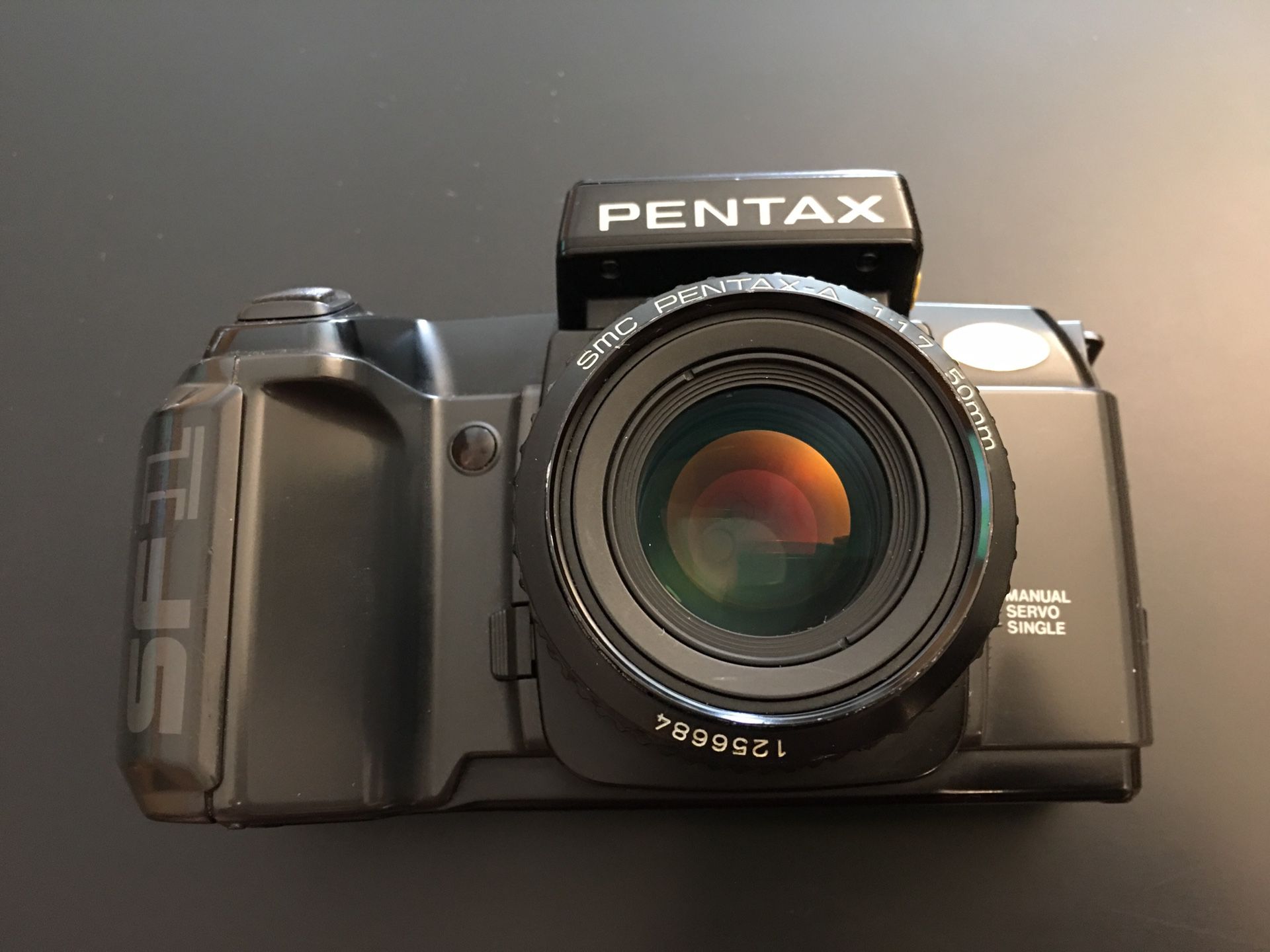 Pentax SF1 35mm SLR Film Camera with SMC Pentax-A 50mm f1.7 Prime Lens