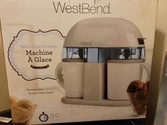 Electric Dual Single Serve Ice Cream Machine