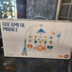 New In BOX DREAMFUL, MUSICAL BABY CRIB MOBILE