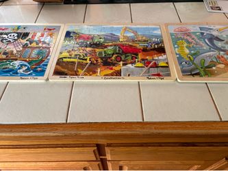 Puzzles Melissa & Doug wood $5 Each