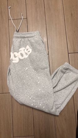 Grey Sp5der sweatpants