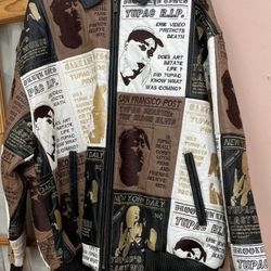 Very ***Rare***2Pac Leather Jacket 4XL,,,,HEAVY….