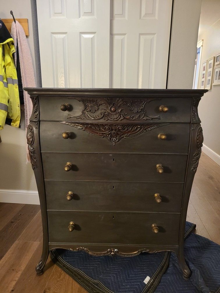 Antique Solid Wood Dresser