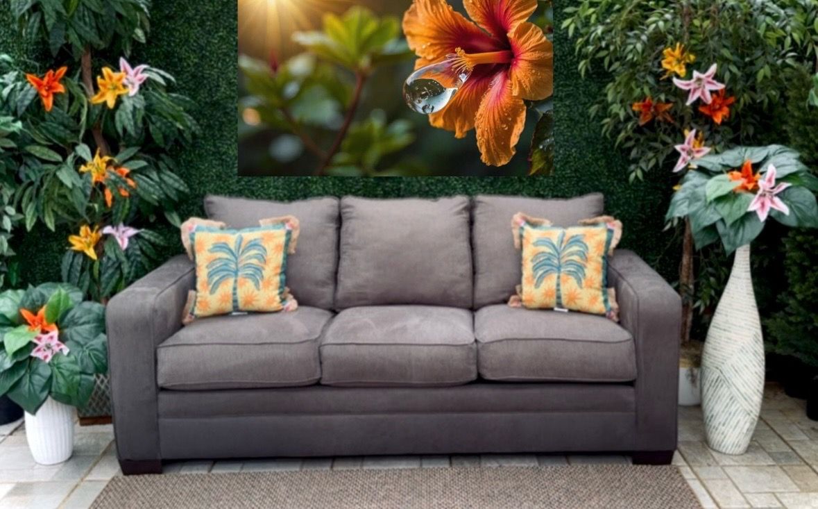 Used Charcoal Gray Ashley Furniture Couch Free Delivery